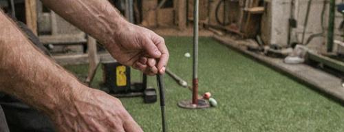 Golf shaft replacement service